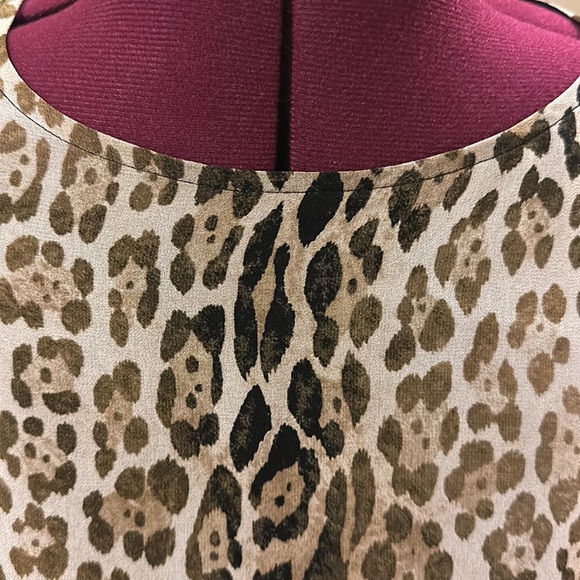 🐆Calvin Klein🐆 Leopard, long sleeve tunic - Picture 2 of 12